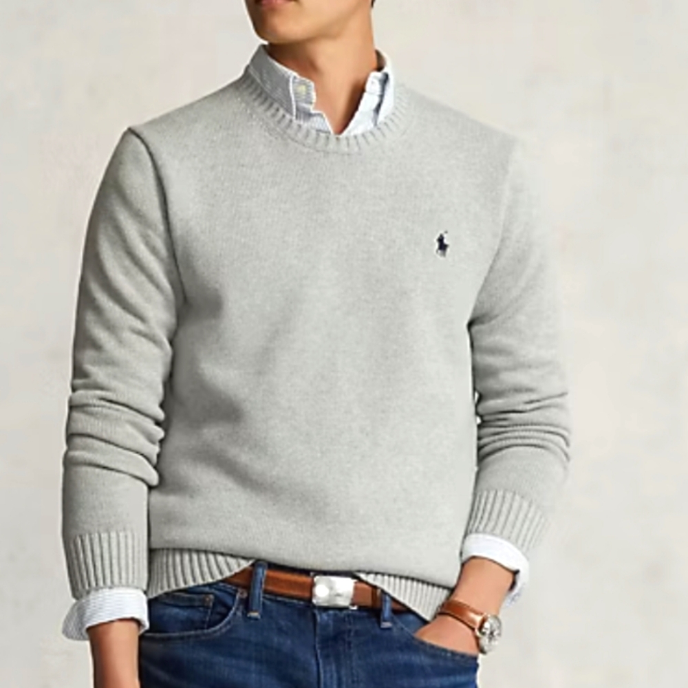 Polo Ralph Lauren. Cotton Crewneck Sweater. L